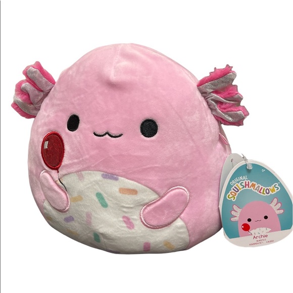 ARCHIE 8” & ALEKA 5” AXOLOTL SQUISHMALLOW  FRIENDS HTF RARE - Picture 6 of 6